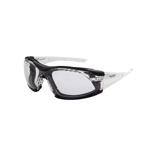 Bolle Rush Foam Back Safety Glasses Clear 1652301PS