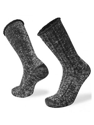Wilderness Wear Merino Wool Sock Black/White Large S323