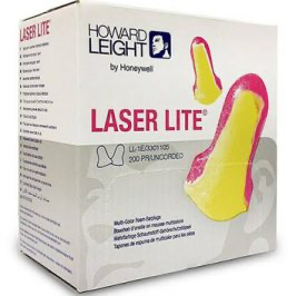 Howard Leight Laser Lite Earplugs Box of 200 LL-1