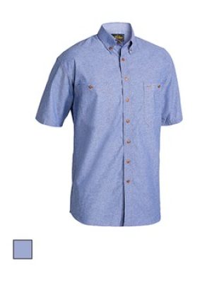 Bisley Chambray Short Sleeve Shirt B71407