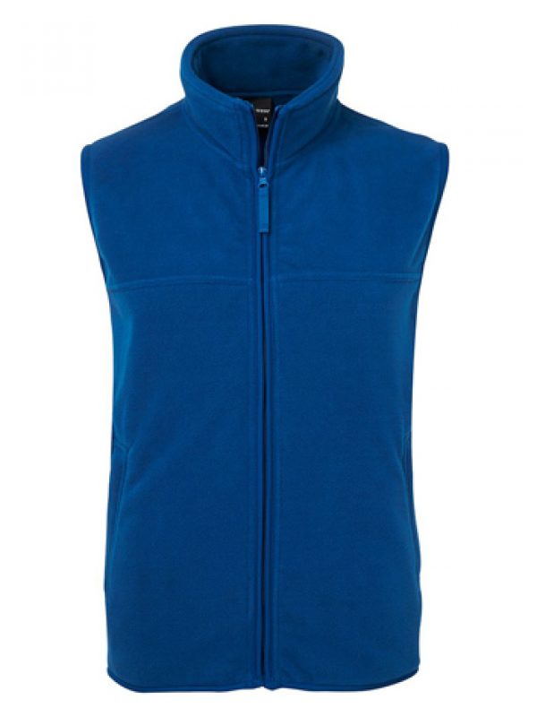 navy polar fleece vest