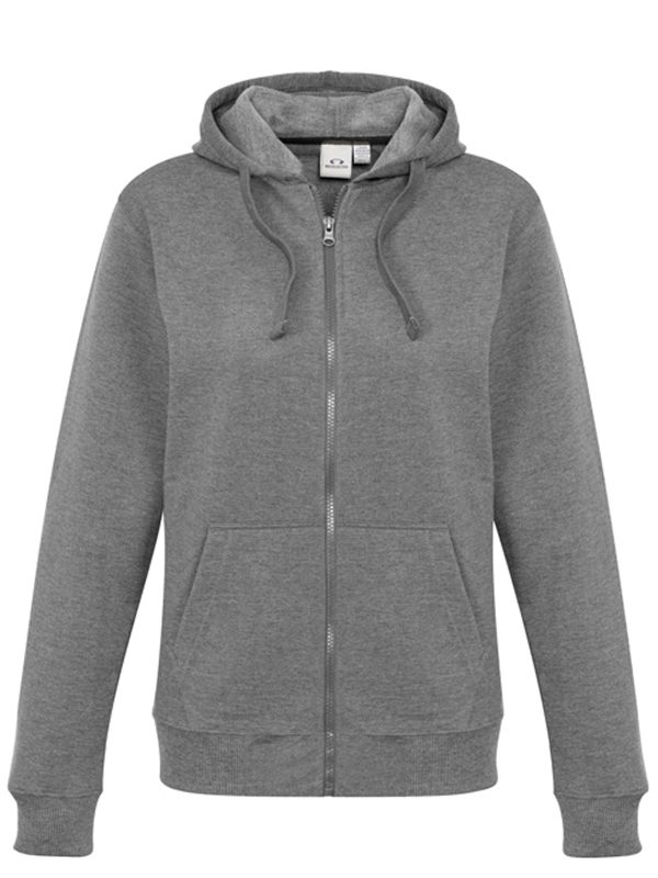 Fashion Biz Ladies Crew Zip Hoodie SW762L - Image 2