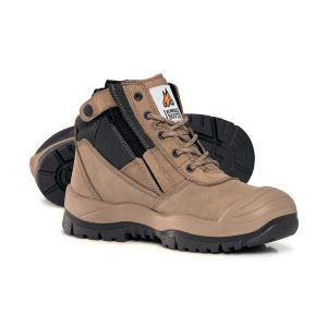 Mongrel zip side boot with bump cap