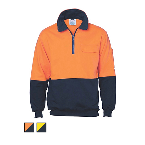 DNC Cotton Fleecy 1/2 Zip Windcheater 3923