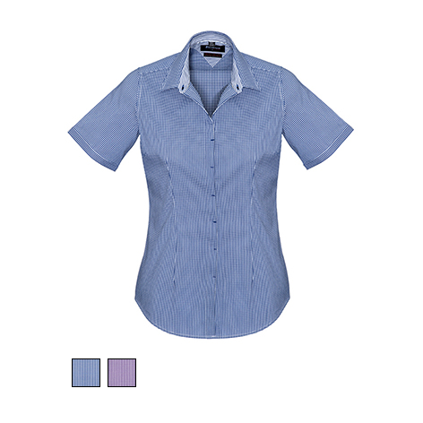 Biz Corporate Ladies Newport Short Sleeve Shirt 42512