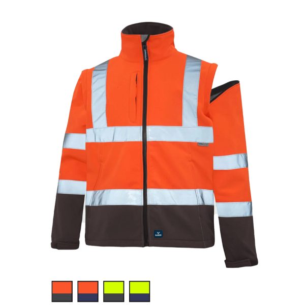 Rainbird Landy Hivis Taped Zip Off Sleeves 8430