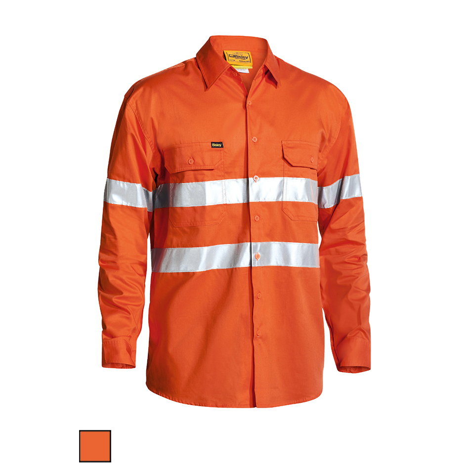 Bisley Taped Lightweight Drill Shirt BS6897