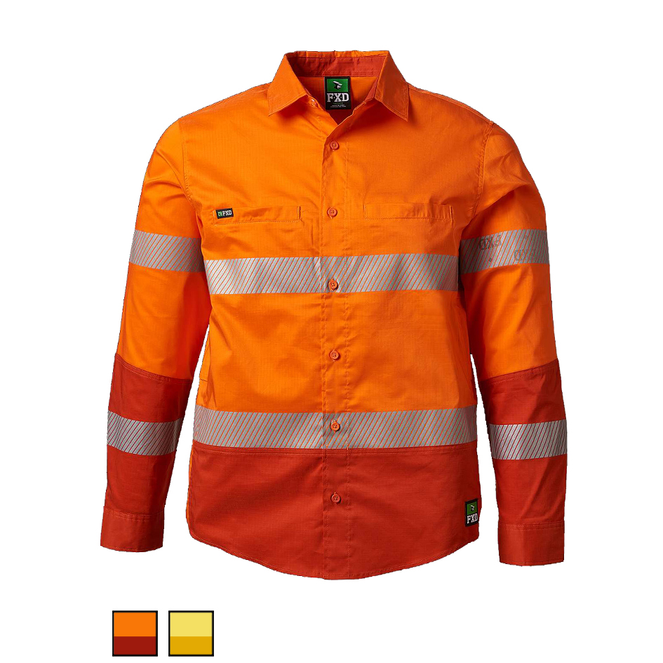 FXD Stretch Taped Hivis Shirt LSH-2T