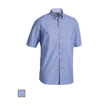 Bisley Chambray Short Sleeve Shirt B71407