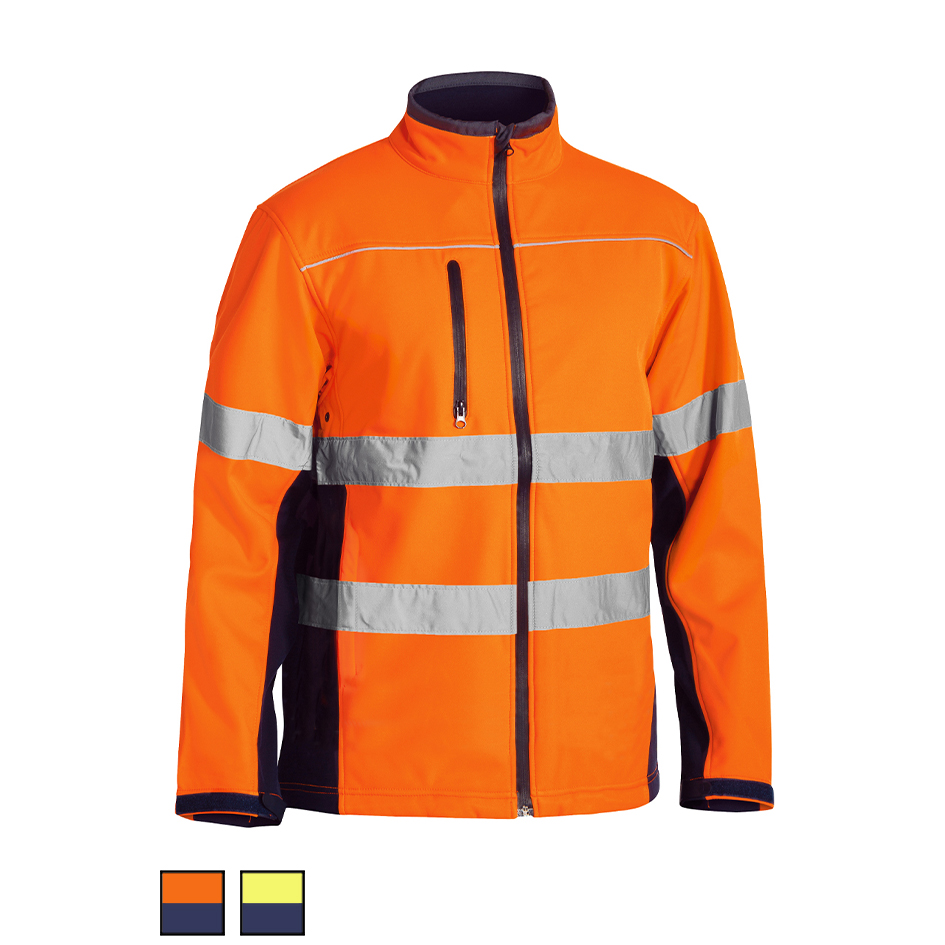 Bisley Hivis Softshell Taped Jacket BJ6059T