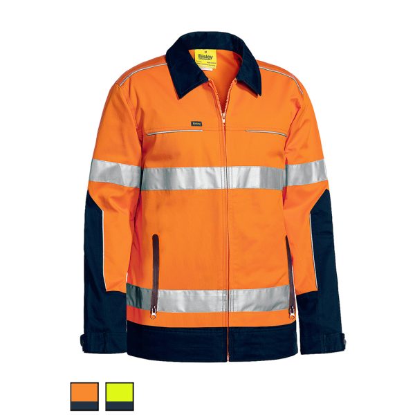 Bisley Liquid Repellent Drill Taped Jacket BJ6917T