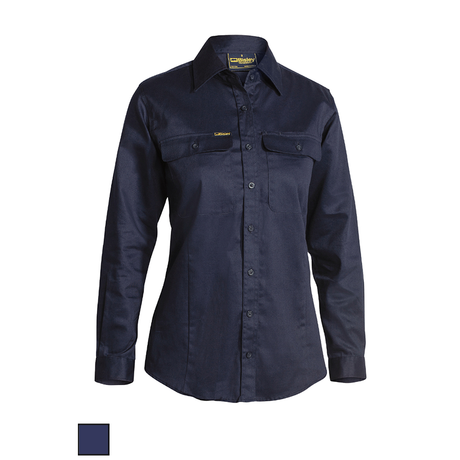 Bisley Ladies Drill Shirt BL6339