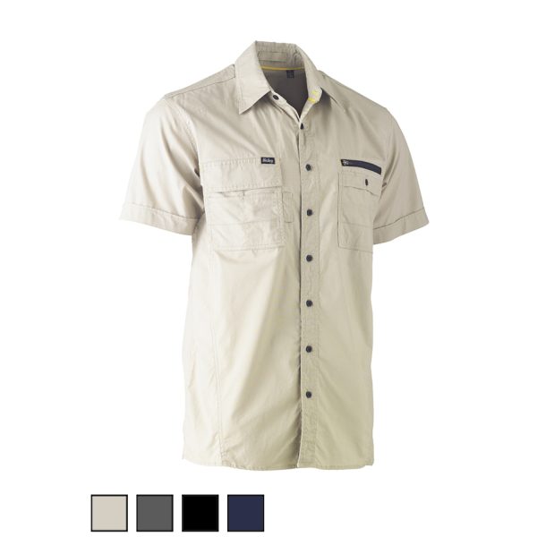 Bisley Flex N Move Short Sleeve Utility Shirt BS1144