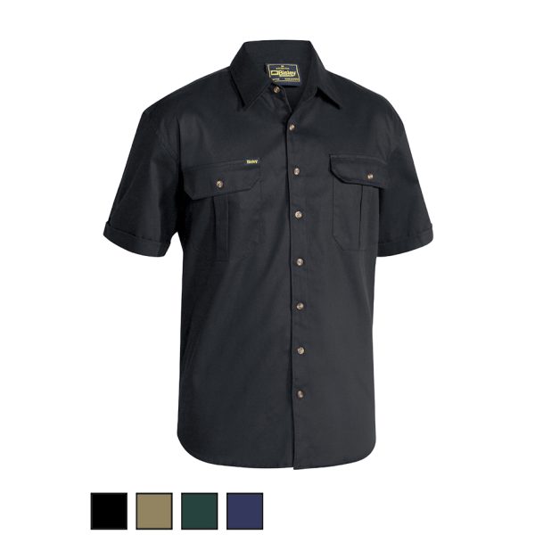 Bisley Short Sleeve Cotton Drill Shirt BS1433