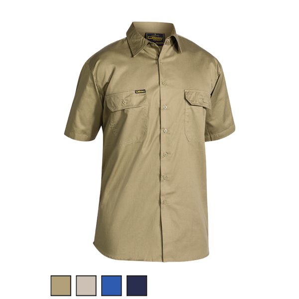 Bisley Lightweight Drill Short Sleeve BS1893