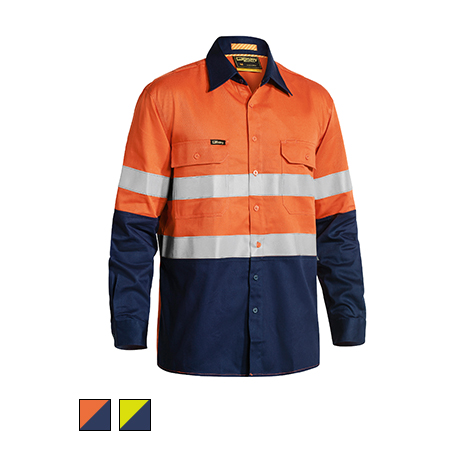 Bisley Taped Hivis Industrial Cool Shirt BS6448T