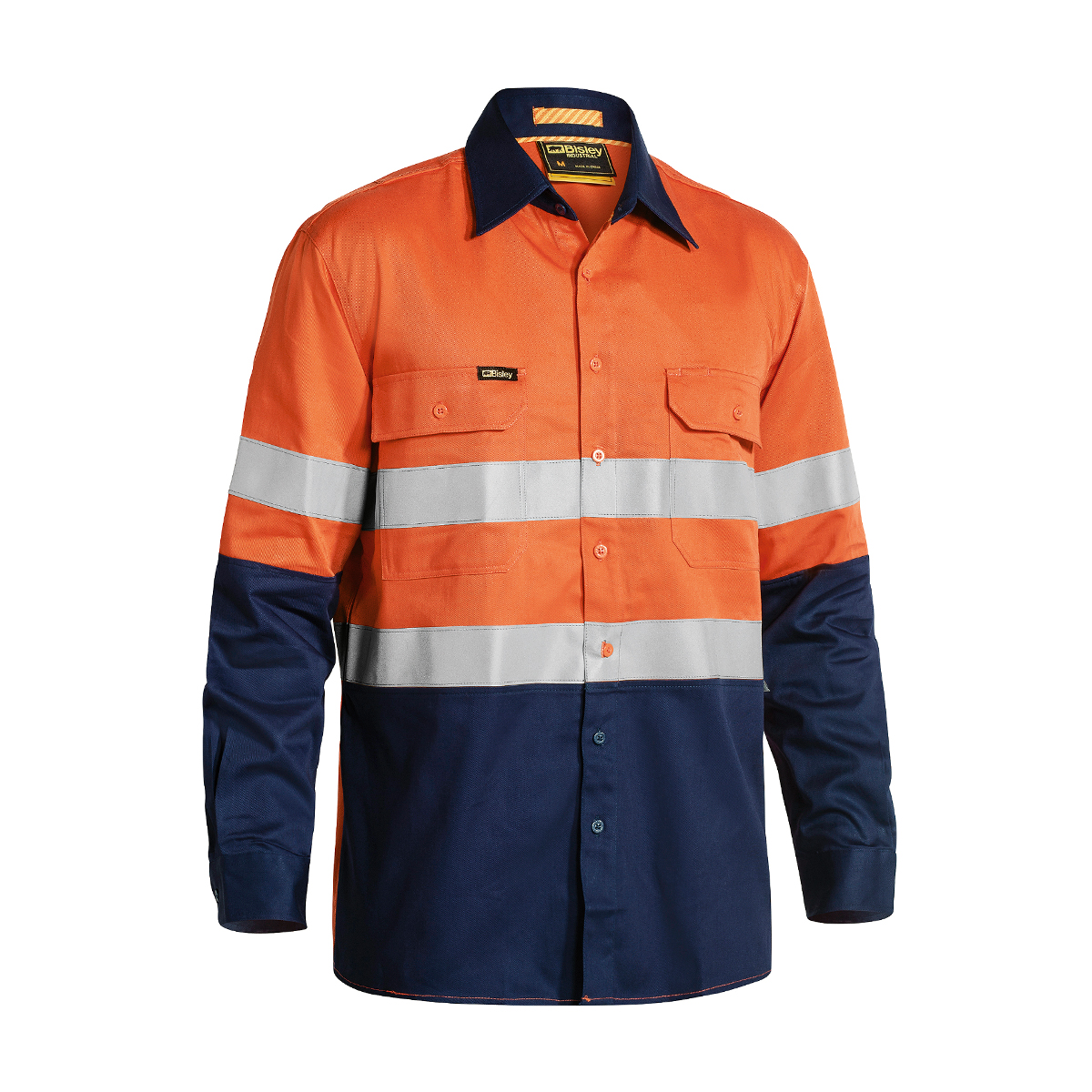 Bisley Taped Hivis Industrial Cool Shirt BS6448T