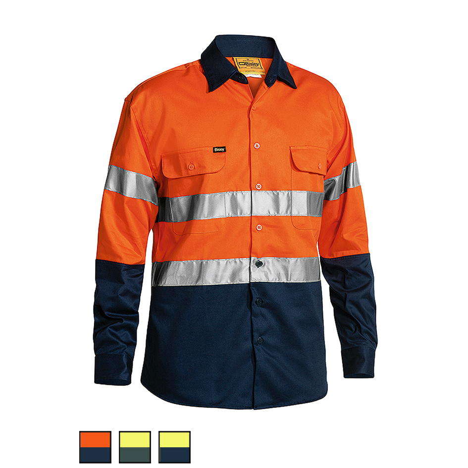 Bisley Drill Taped Shirt BT6456