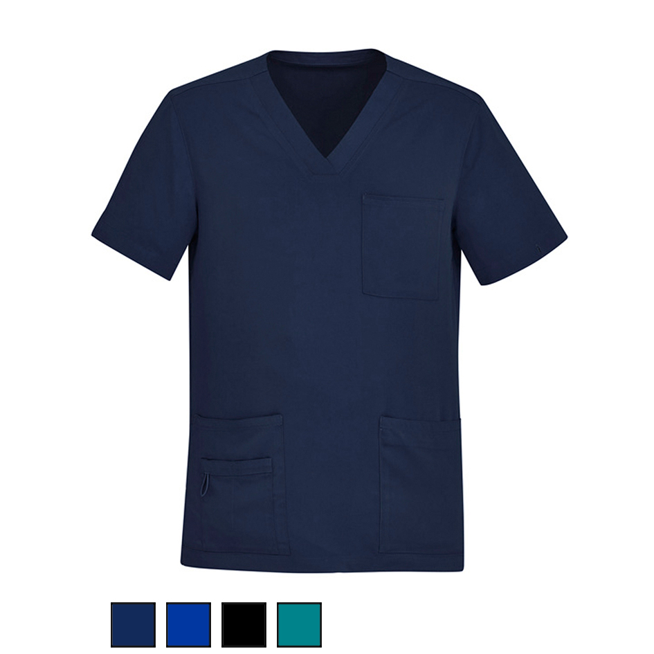 Biz Care V-Neck Stretch Scrub Top CST945MS