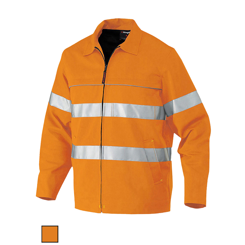 KingGee Nano-Tex Hivis Taped Jacket K55805