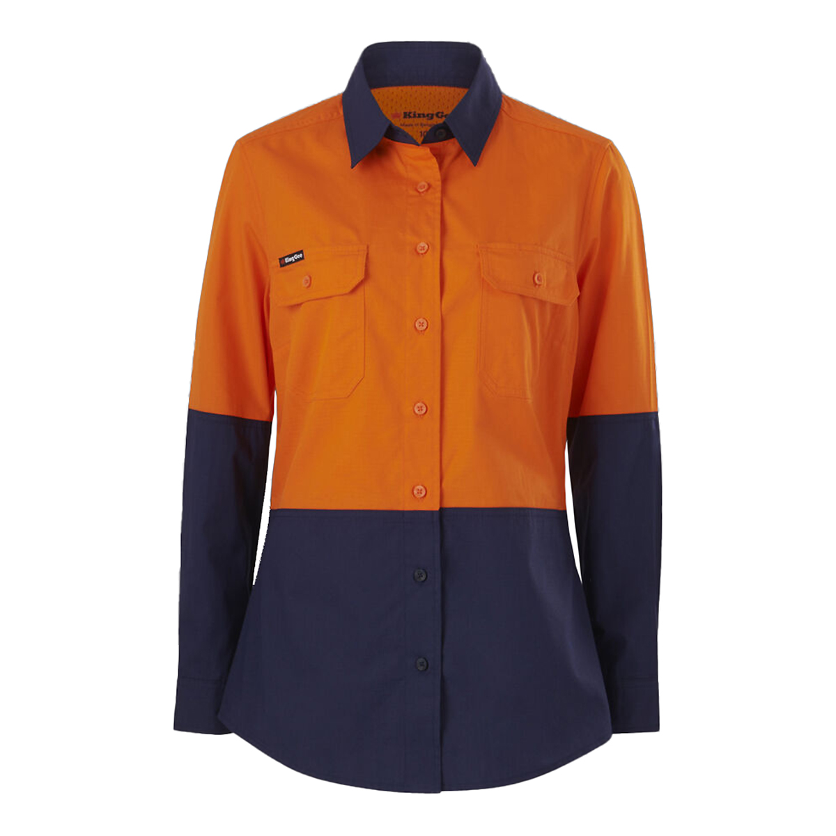 King Gee Ladies Workcool Spliced Shirt K44226