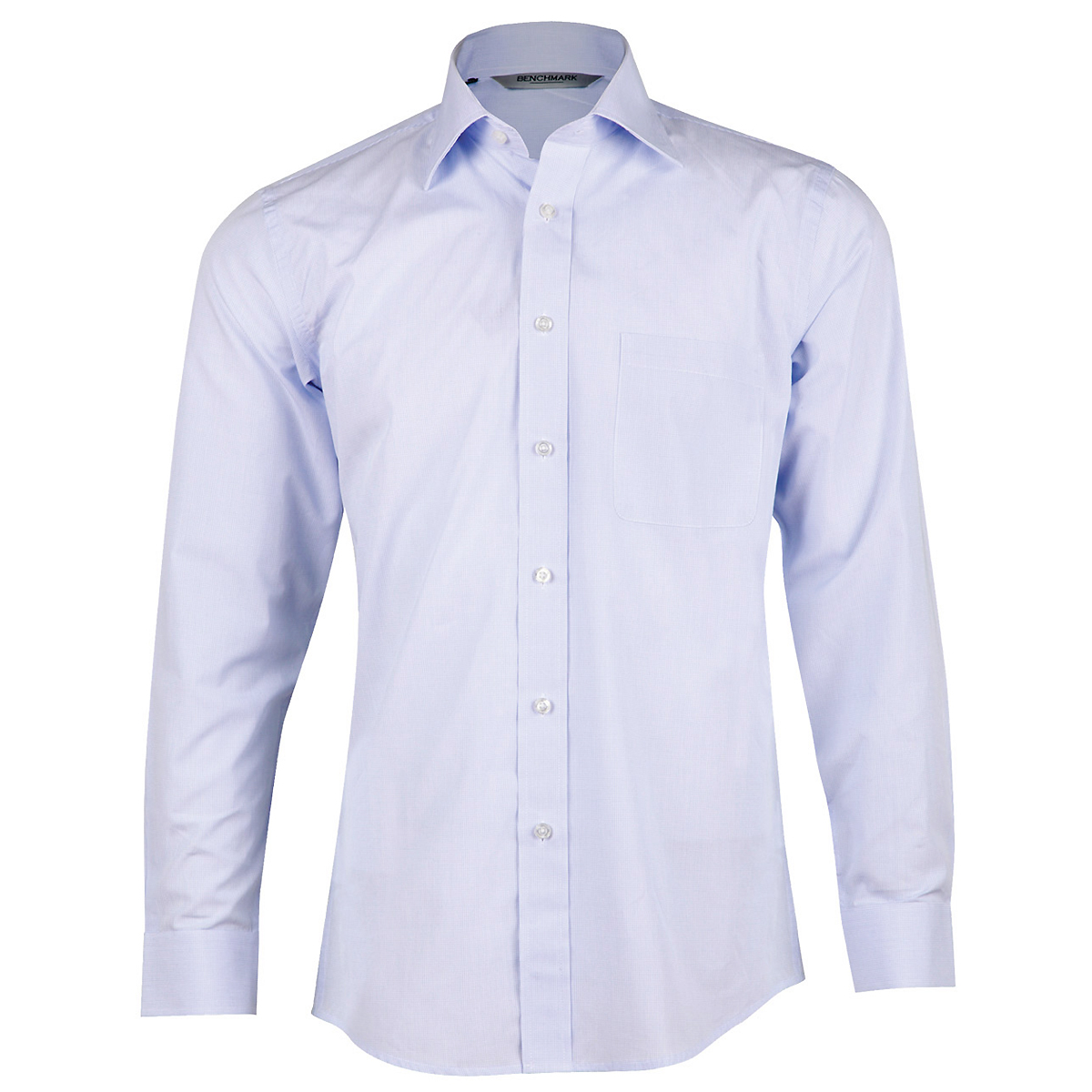 Benchmark Mini Check Cotton Shirt M7362