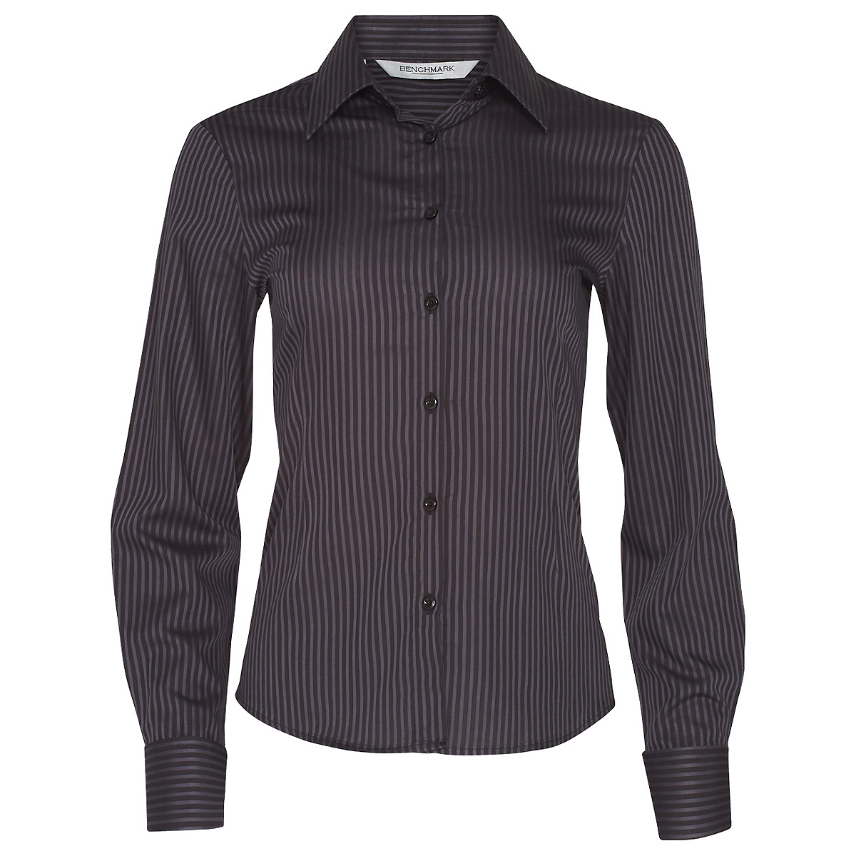 Benchmark Ladies Doddy Stripe Long Sleeve M8132