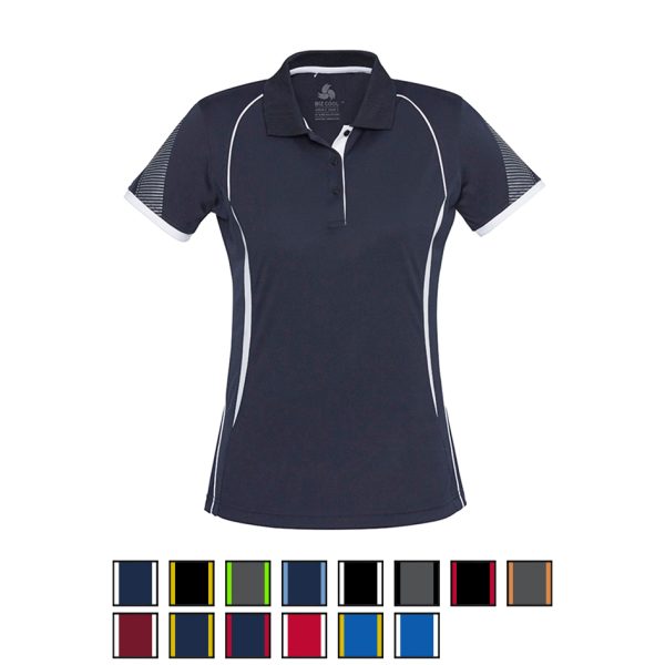 Fashion Biz Ladies Razor Polo P405LS