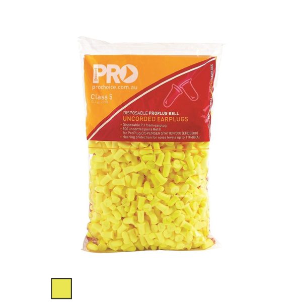 Pro Choice Earplugs Refill Bag EPYU500R