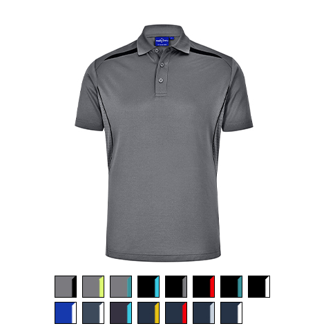 Winning Spirit Sustainable PolyCotton Contrast Polo PS93