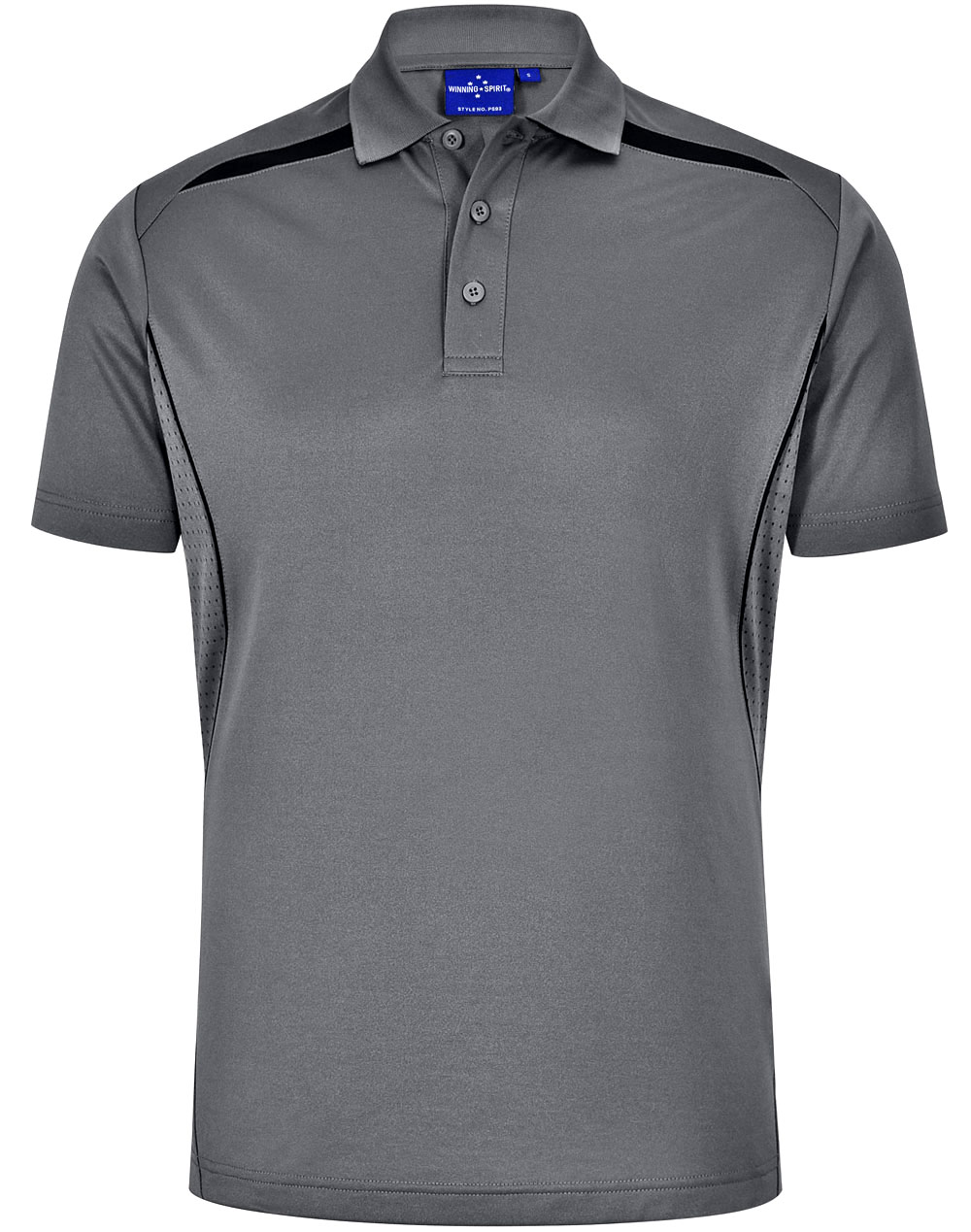 Winning Spirit Sustainable PolyCotton Contrast Polo PS93