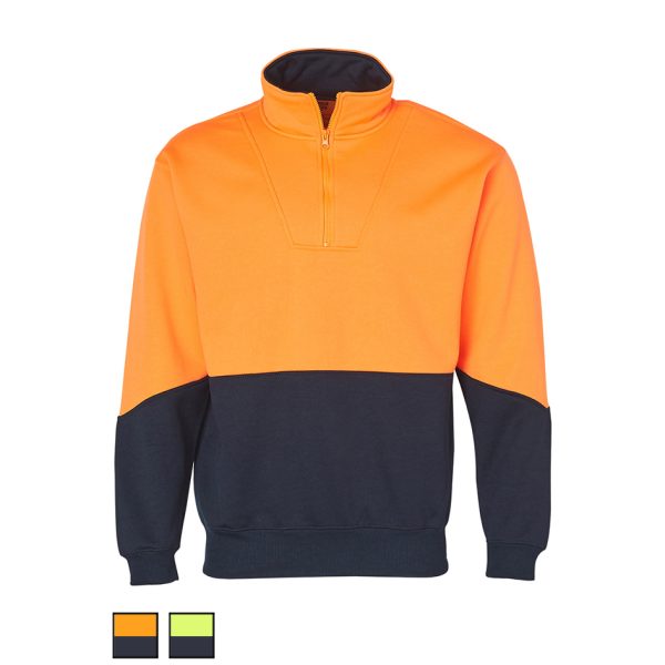 Winning Spirit Hivis Half Zip Jumper SW13A