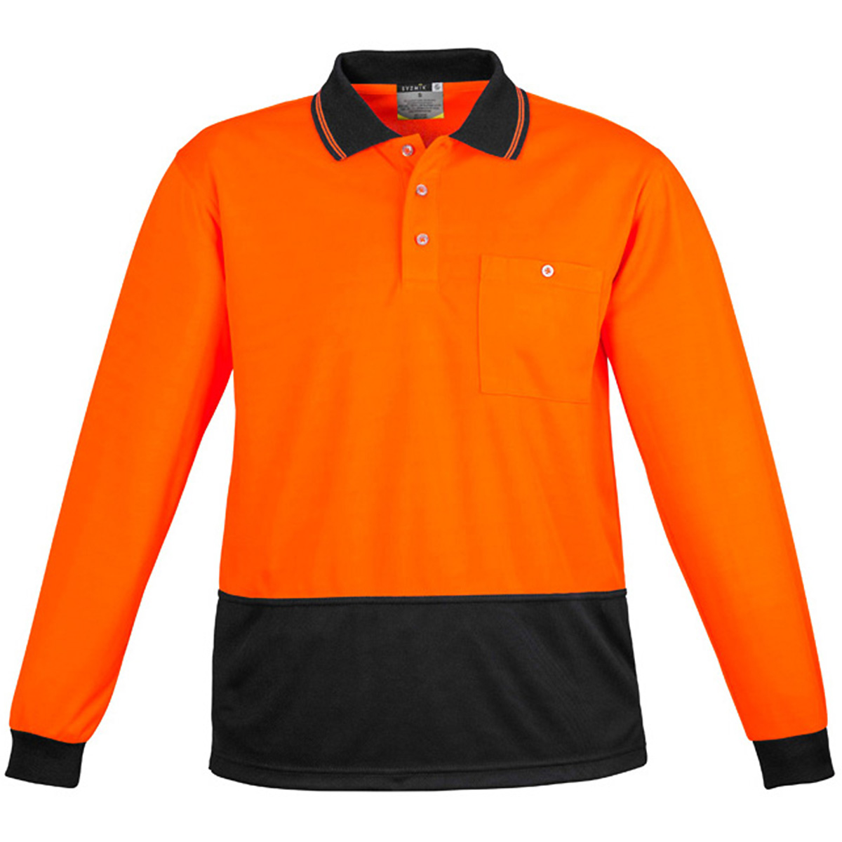 Syzmik Hivis Basic Long Sleeve Polo ZH232