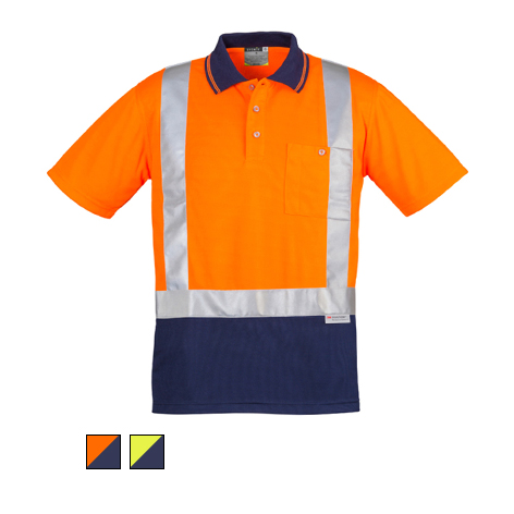 Syzmik Taped Shoulder Hivis Polo ZH233