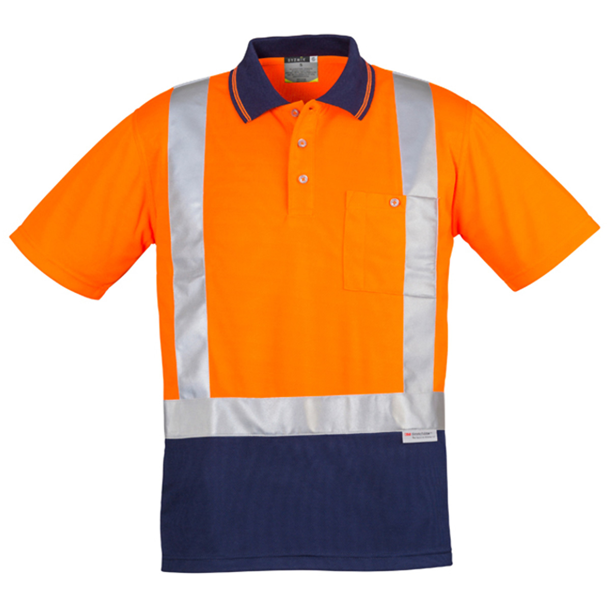 Syzmik Taped Shoulder Hivis Polo ZH233