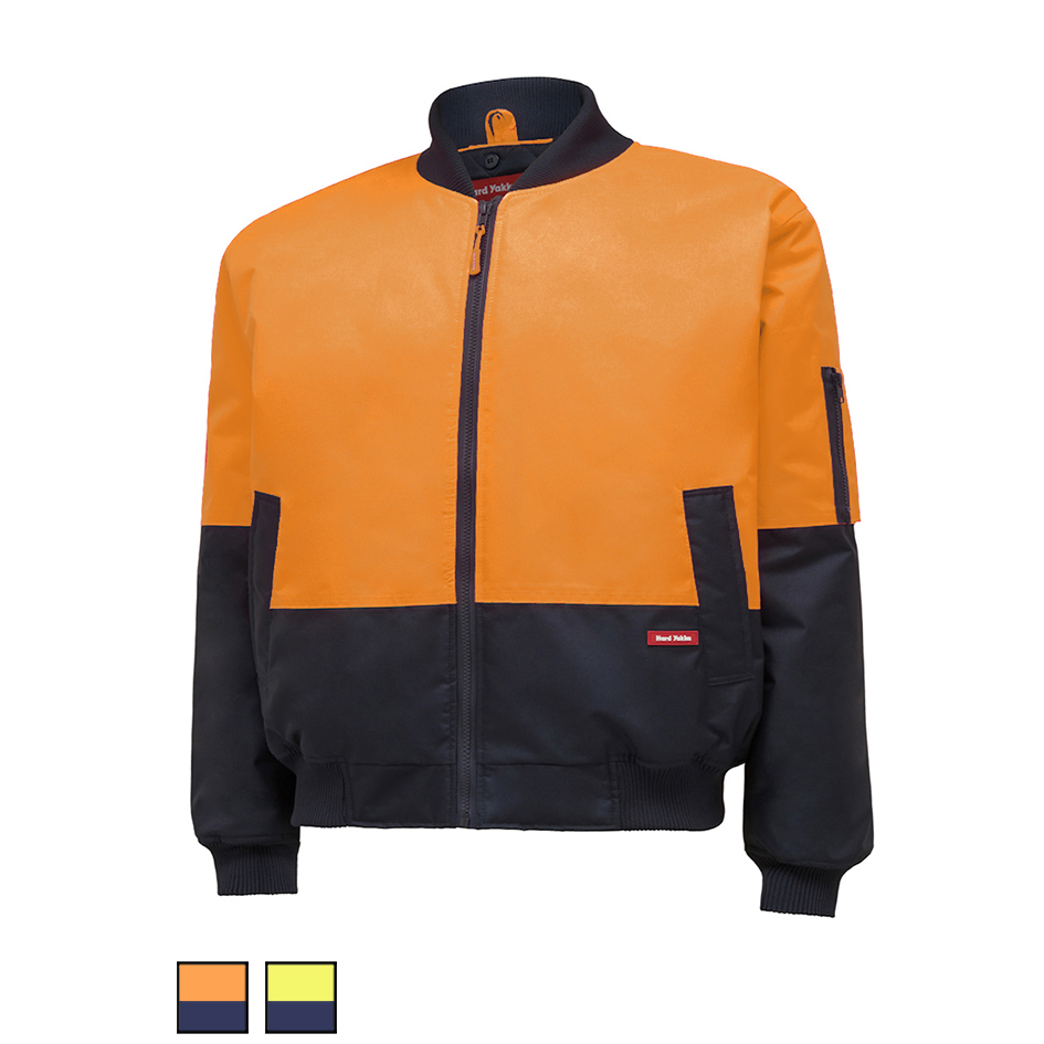 Hard Yakka Bomber Hivis Jacket Y06670