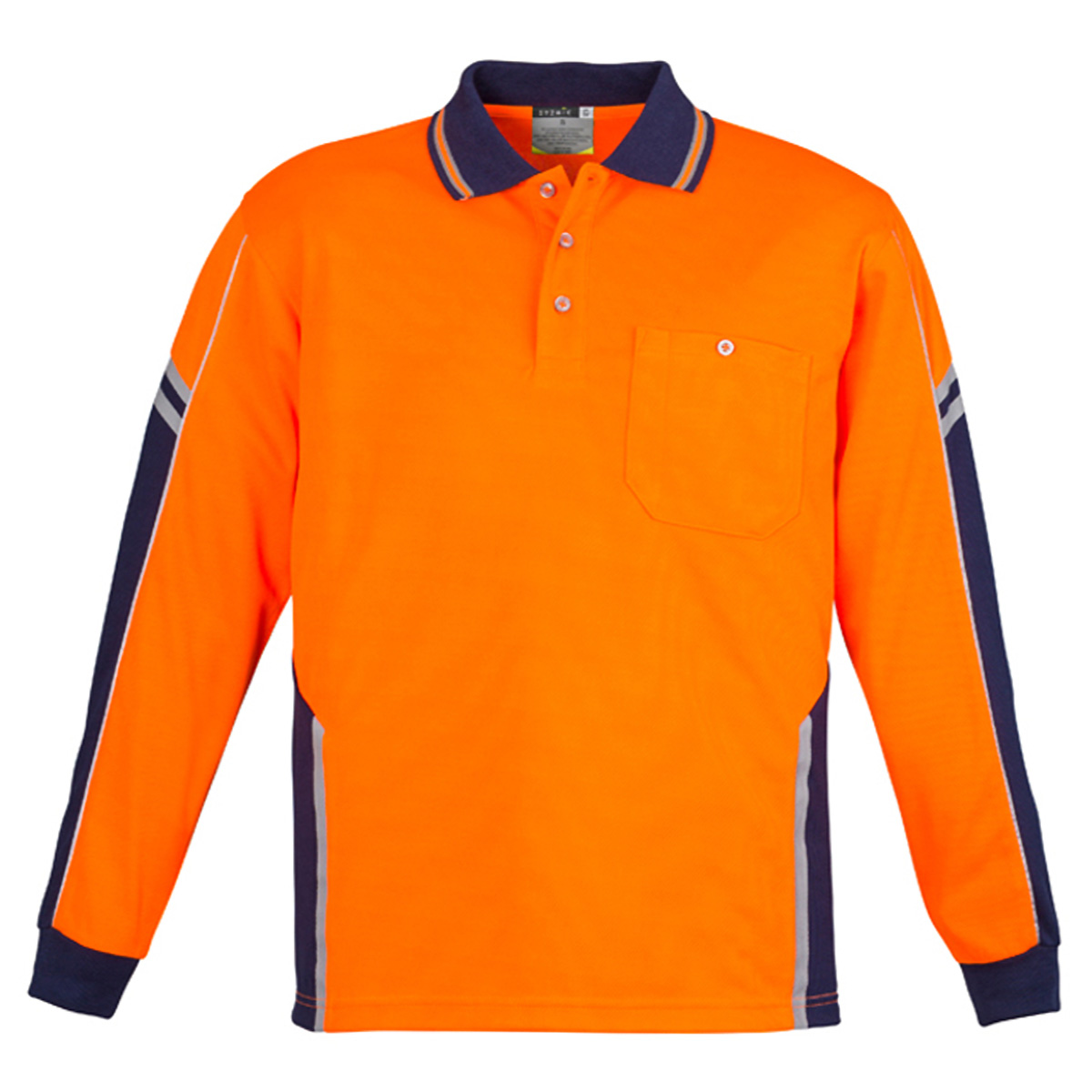 Syzmik Hivis Squad Long Sleeve Polo ZH238