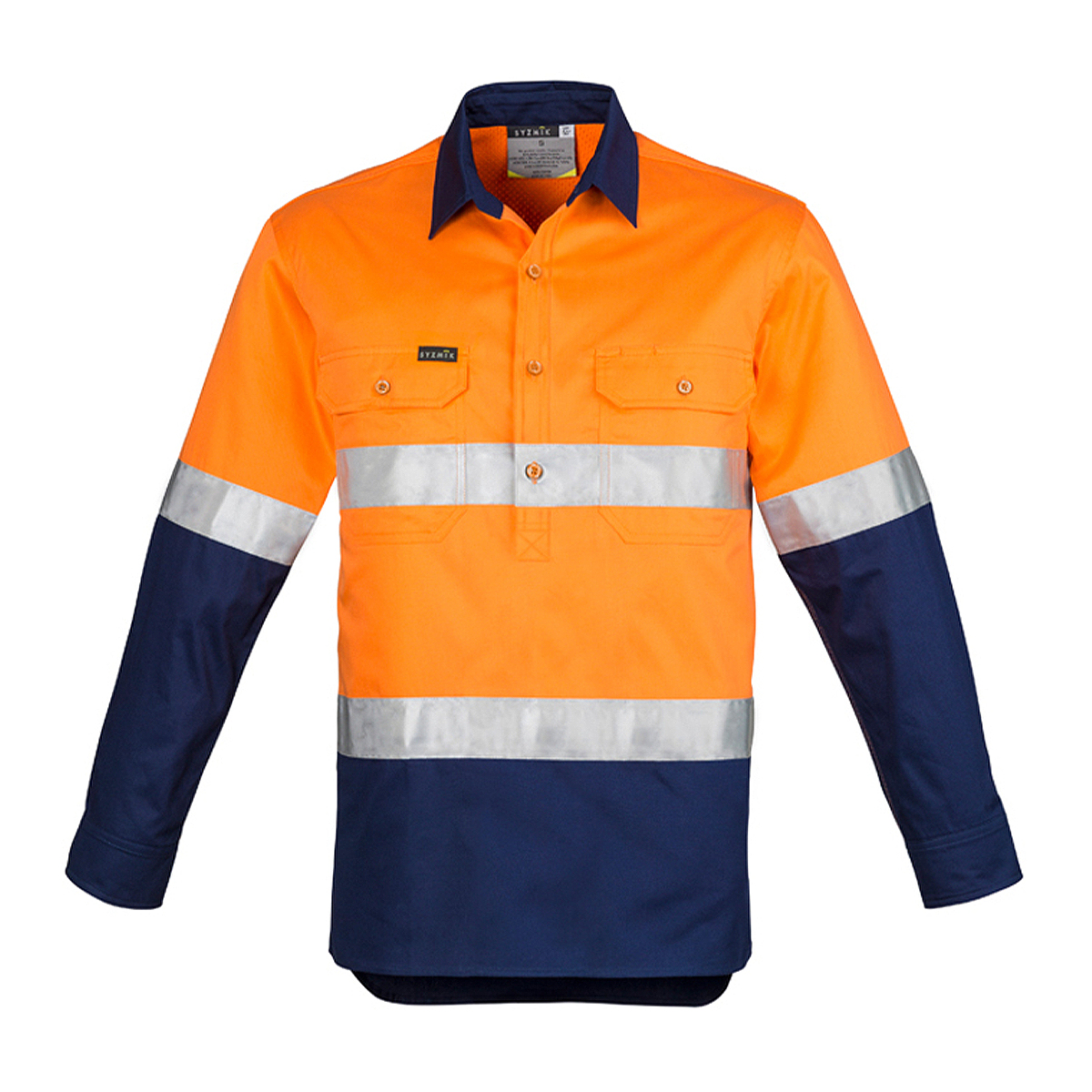 Syzmik Closed Front Taped Shirt ZW550