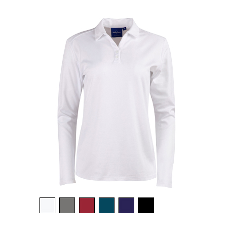 Winning Spirit Ladies Long Sleeve Polo PS36B