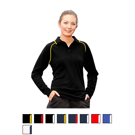 Winning Spirit Ladies Champion Long Sleeve Polo PS44