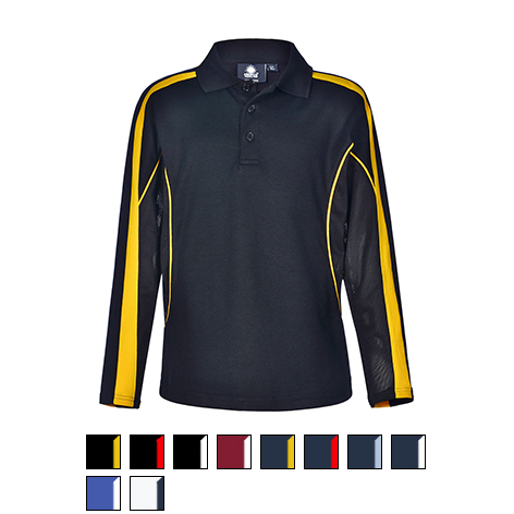 Winning Spirit Kids Long Sleeve Legend Polo PS69K