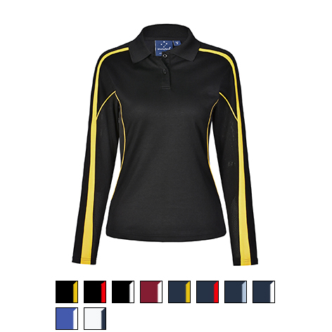 Winning Spirit Ladies Long Sleeve Legend Polo PS70