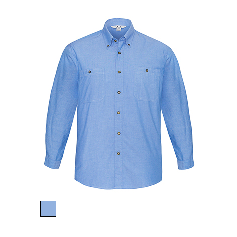 Fashion Biz Chambray Long Sleeve Shirt SH112