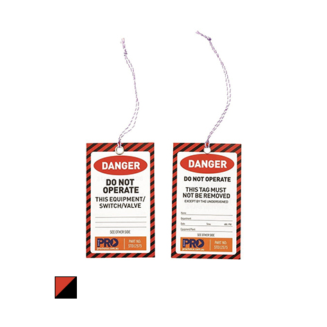 Pro Choice Danger Tags 100 Pack STD12575