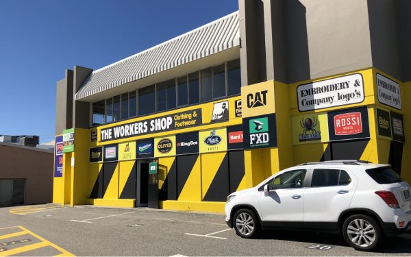 About The Workers Shop Osborne Park yellow store front